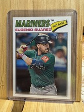 Topps 2026 Heritage Eugenio Suárez #29 Seattle Mariners Baseball Card