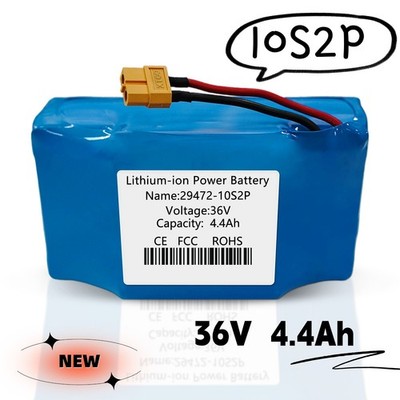 36V 4.4Ah 10S2P Li-Ion Replacement Battery For Balance Scooter Board