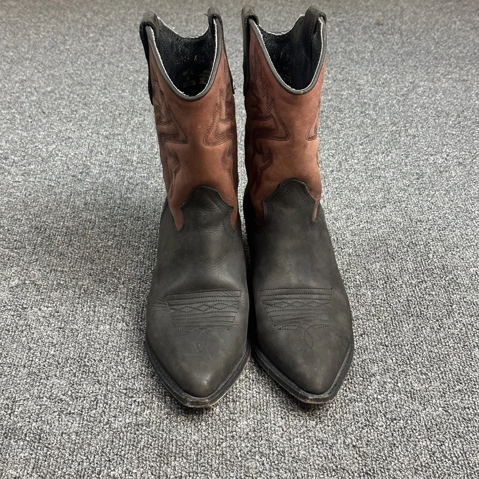 Botas de cuero Dingo de colección para mujer talla 7,5 vaquero occidental punta puntiaguda hechas en México Foto 4 de 4