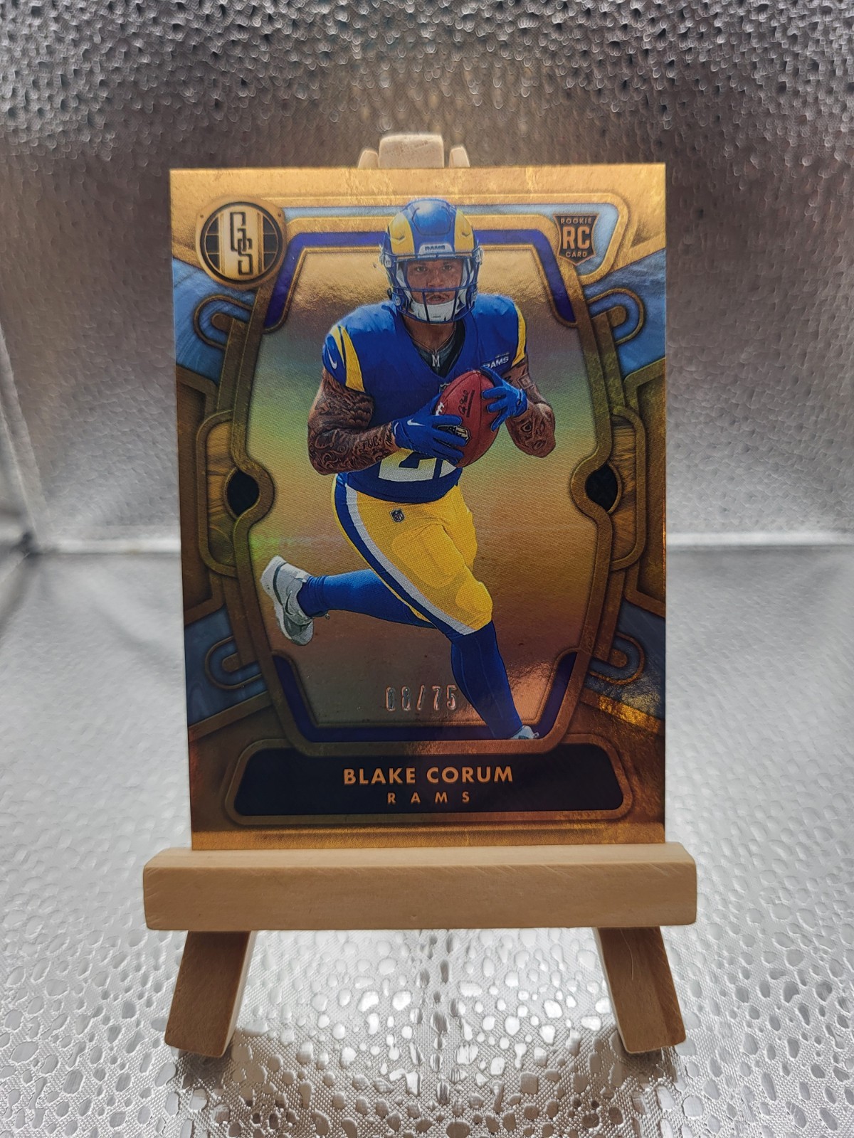 2024 Panini Gold Standard - Rookies Blake Corum #147 Platinum /75 (RC)
