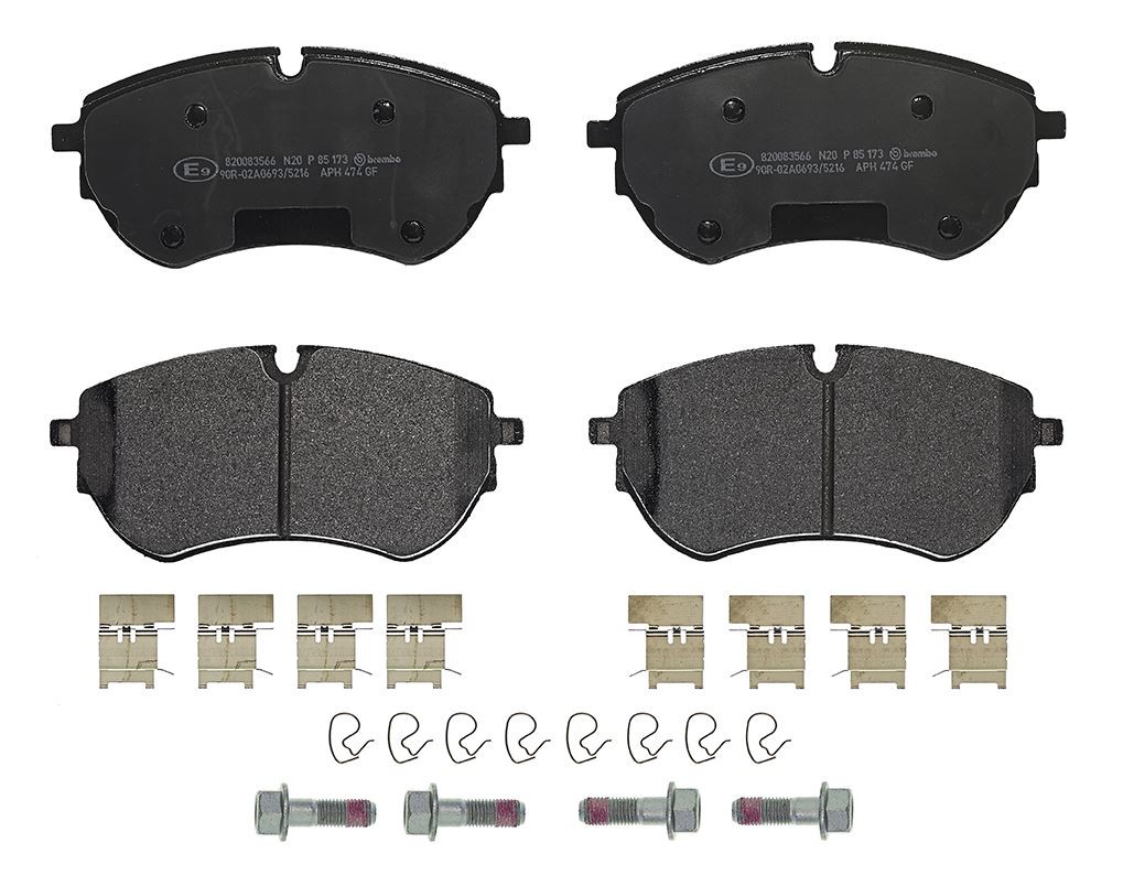 BRAKE PAD SET DISC BRAKE P 85 173 FOR VW DDXB/DDXE/DDXA/DDXC 3.0L 6cyl AMAROK - Image 19