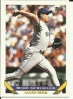 1993 TOPPS Baseball Card #258 Mike Schooler MARINERS