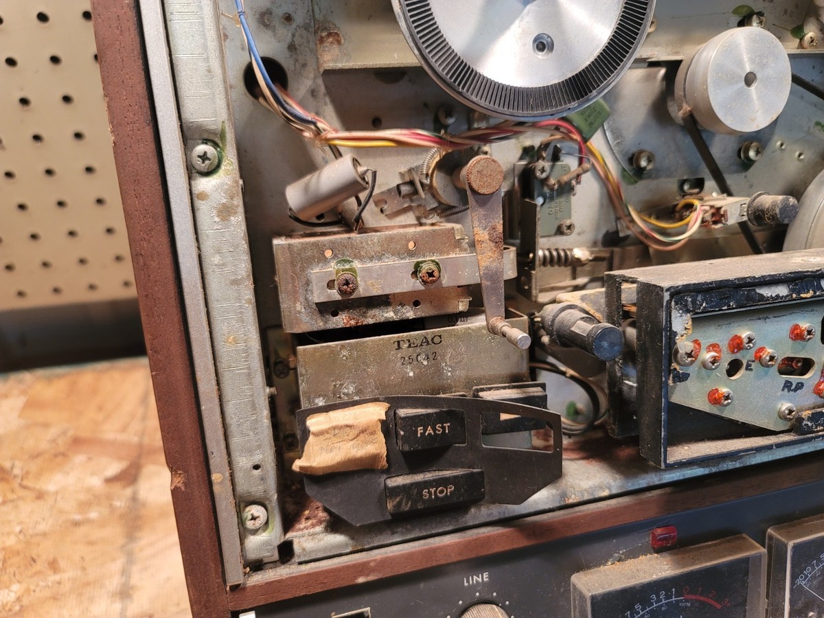 Vintage TEAC A-4010 S Reel to Reel Stereo Tape Deck - For Repair