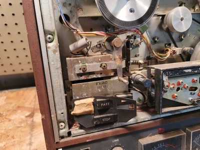 Vintage TEAC A-4010 S Reel to Reel Stereo Tape Deck - For Repair
