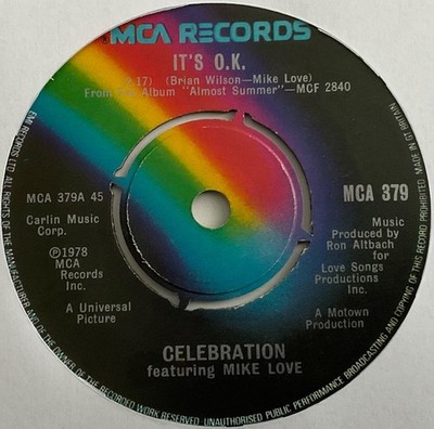 Celebration - It s OK - 7  Vinyl Single