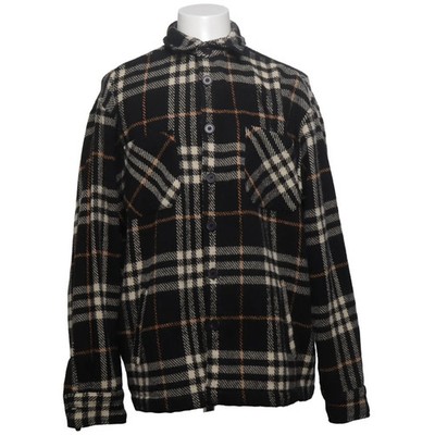Def, Oberhemd, Herren, Größe: XXL, Schwarz/Beige, Polyester/Wolle, Karo #6tL
