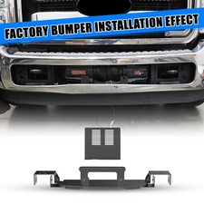 For 2011-2016 Ford F-250f-350 Front Bumper Powder Coated Wwinch Mounting Plate