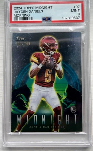 2024 Topps Midnight Jayden Daniels (RC) - Morning 102/149 - PSA 9 Mint