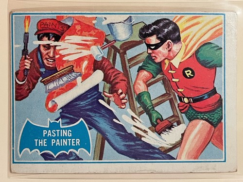 1966 Topps Batman Blue Bat #27B Pasting the Painter — TAG (grade unconfirmed)