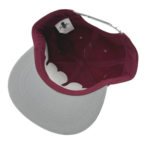 Cappello snapback BinkyBro Skate Co bambino grigio bordeaux tesa piatta berretto regolabile - Foto 5 di 5
