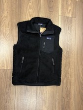 Black Fleeced Patagonia Gilet Unisex Size extra  small Never Worn Fast Shipping