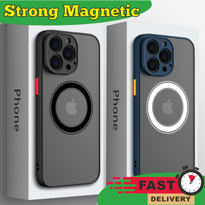 Hülle für iPhone 16 Pro Max Plus 16e mit Magsafe Stark Magnet Silikon Cover