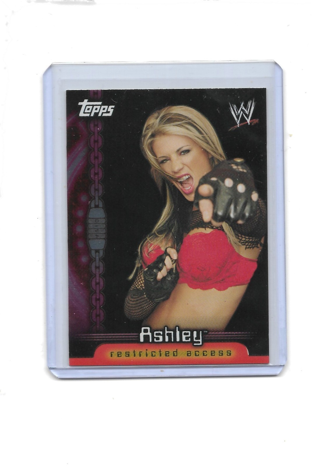 2006 Topps WWE Insider Restricted Access Ashley Foil Divas #D2