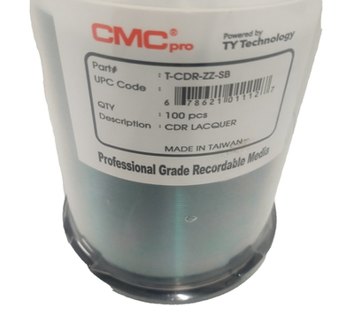 100 CMC Pro Taiyo Yuden 48X CDR (CD-R) 80min 700MB. Professional