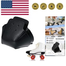 2 Pieces Roller Skate Toe Guards Artificial Leather Toe Guards Protectors for...