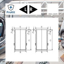 2x ORIGINAL® Goetze Engine 15-450130-00 Zylinderlaufbuchse für Volvo B6 FL6 FL#