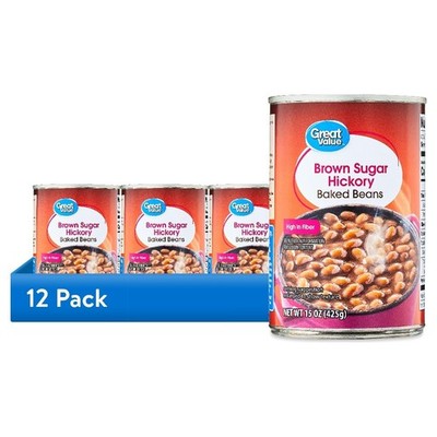 Brown Sugar Hickory Baked Beans 15 oz Can 12 Pack