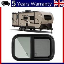 RV Slide Opening Windows 500mmx300mm Waterproof Round Corner Motorhome Window