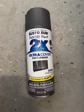 Rust-Oleum Painter's Touch 2X Ultra Cover Satin Charcoal Gray Spray Paint 12 Oz