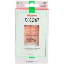 6 Pack Sally Hansen Maximum Growth Growth Treatment, Clear Transparent 45107,...