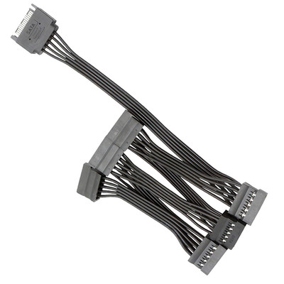 SATA Stromverteilerkabel 15-polig Adapter für Festplatten SSDs HDDs Netzteil