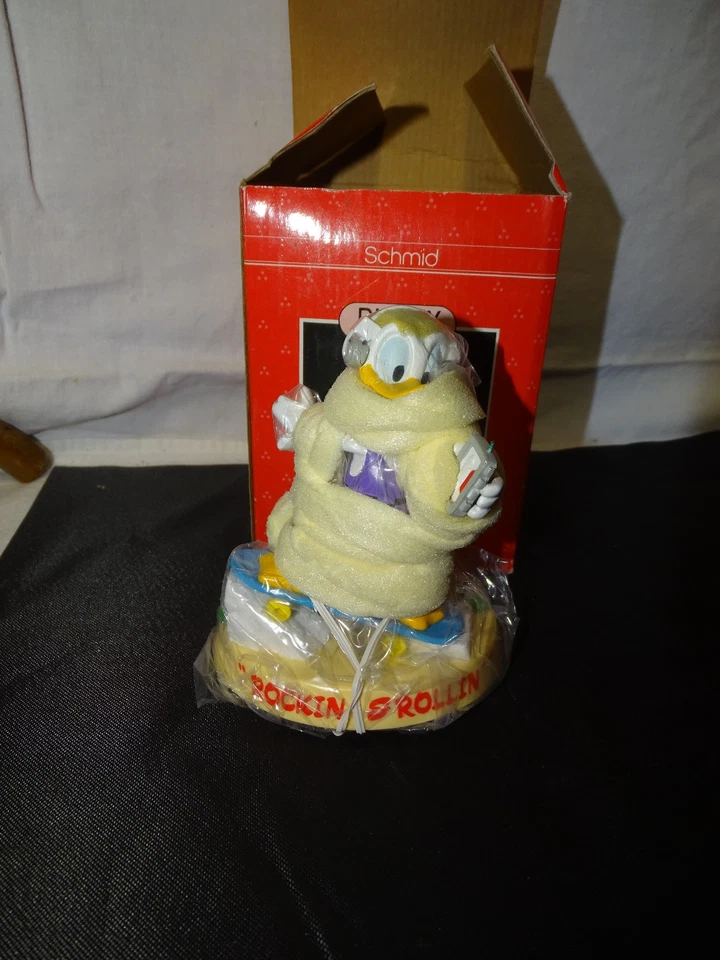 SCHMID DISNEY CHARACTERS - FIGURINE - ROCKIN & ROLLIN - HAND PAINTED