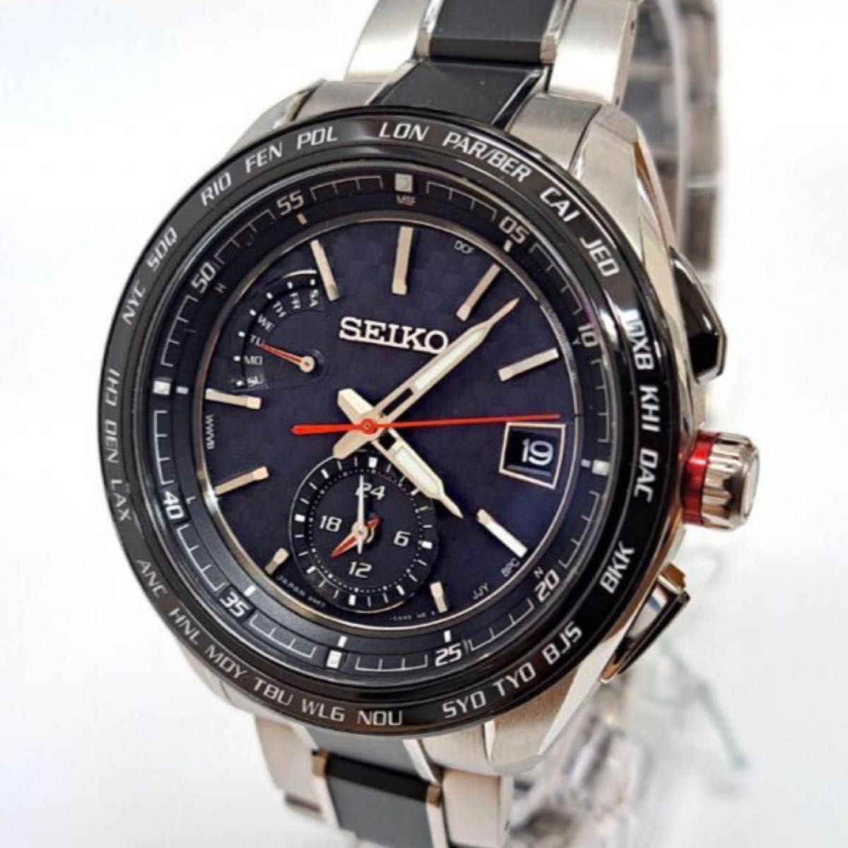 New Brights Flight Expert Dual Time SAGA259 SEIKO Radio Solar Brights