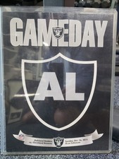 2011 Al Davis Game Day Program Magazine Oakland Raiders New Unread case MINT HOF
