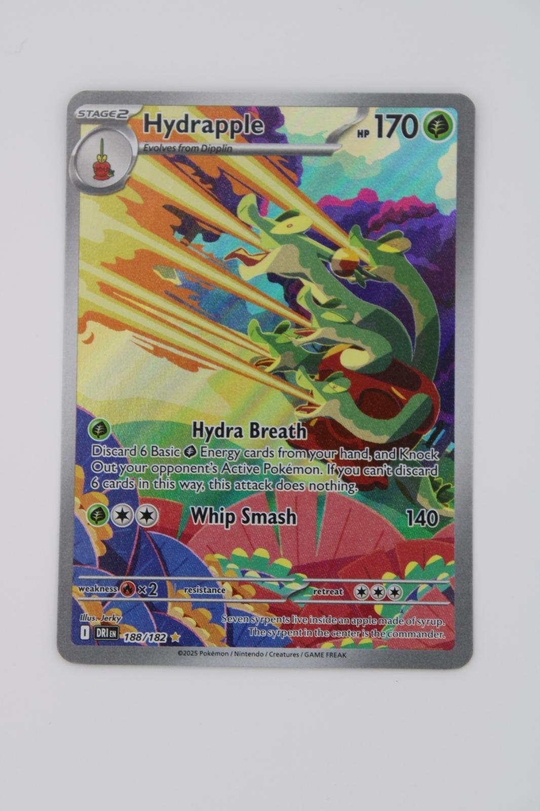 HYDRAPPLE 188/182 ILLUSTRATION RARE DESTINED RIVALS POKEMON HOLO NM