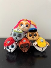 TY Paw Patrol 4" Beanie Boos - Skye, Zuma, Chase, Marshall, Rocky  Rubble