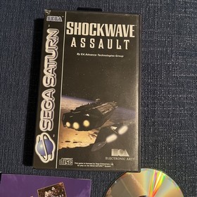 Sega Saturn Shockwave Assault PAL 1996 with Manual