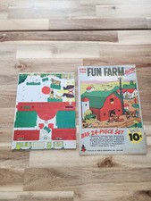 Fun Farm 24 Piece Set In Original Envelope 1940s 10 price complete set VF UNCUT