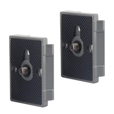 2Pcs 323 Quick Release Plate 1/4" Screw Tripod Camera for Manfrotto 200Pl-14 RC2