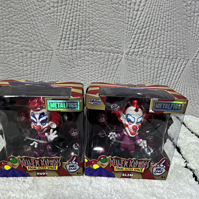 Jada Toys Metalfigs Killer Klowns Rudy & Slim Boxed Die-Cast Figure Set