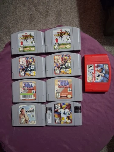 Nintendo 64 Games ( Lot Of 9 )   Sports  ( 3 Doubles )