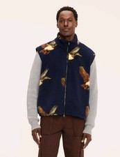 Adult Duck Print Fleece Vest - Woolrich M