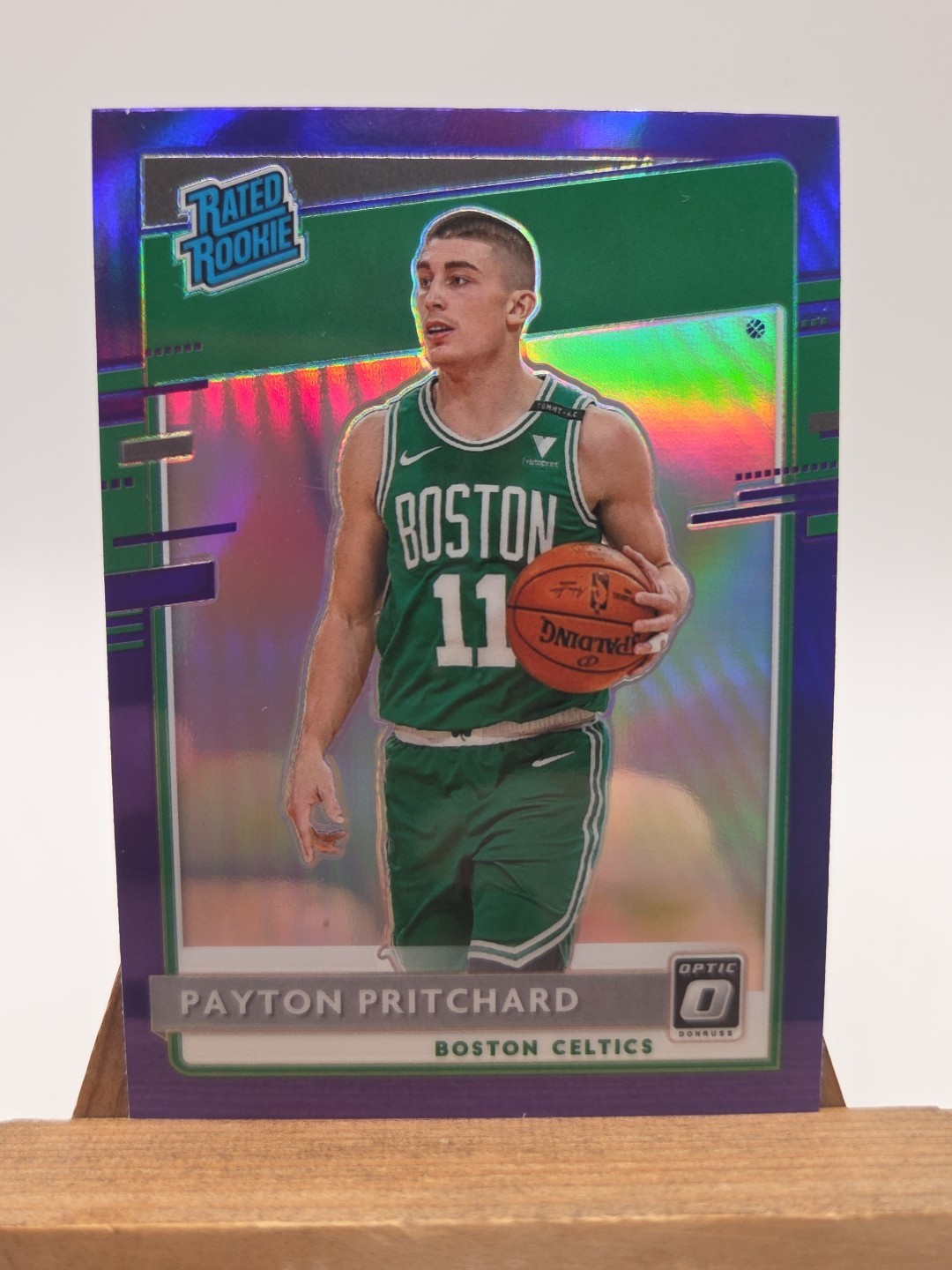Payton Pritchard 2020-21 Panini Donruss Optic - Rated Rookie  #176 Purple Prizm 
