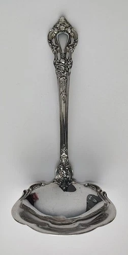 Lunt Eloquence Sterling Silver Gravy Ladle Serving Silverware