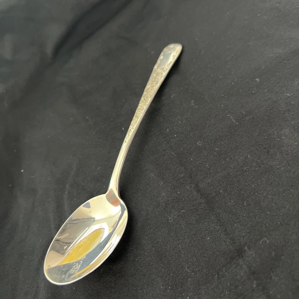 Cuchara sopera crema plata esterlina antigua Maryland 6 1/4" nueva Foto 4 de 4