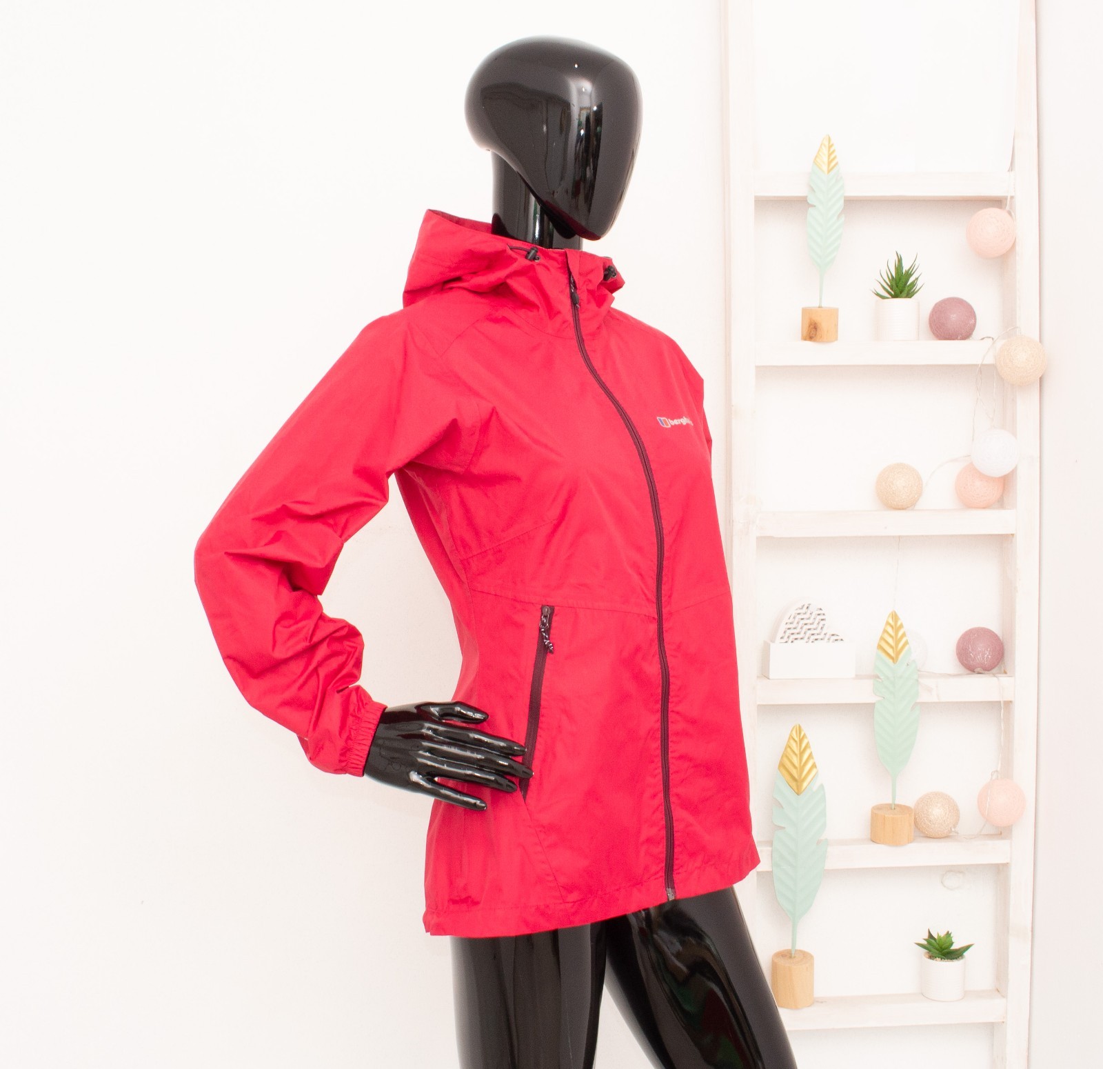 BERGHAUS Hydroshell Jacket Stormcloud Ladies Pink… - image 5