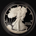 1986-S $1 AMERICAN SILVER PROOF EAGLE - COIN/CAPSULE ONLY - FREE SHIPPING!