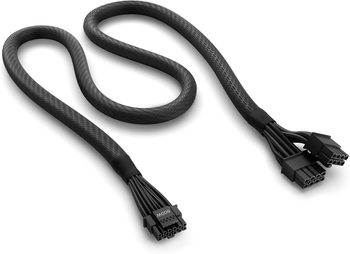 NZXT 12VHPWR Adapter Cable - 12+4-Pin (16-Pin) 12HVPWR to Dual 8