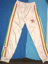 Pantalone S Adidas Chile 20 Bianco Rasta Giamaica