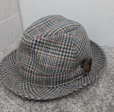 Dunn & Co Trilby Tweed Fedora Good Condition Size 7 57 M Hat Vintage