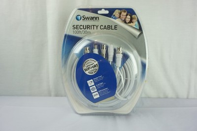 Swann Advanced-Series Video And Power 100ft/30m Cable For Security Systems NEW