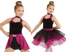 Dance Costume Small Adult Purple Weissman 12047 Ballet Jazz Sequin 2 in 1