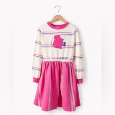 Health-Tex pink and White Mouse Dress, Size 6. Good Vintage Condition. 80 s