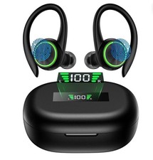 Wireless Earbuds Bluetooth Headphones 60H Playtime Bluetooth 5.1 Digital LED Dis