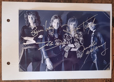 QUEEN: Autografo originale firmato da Freddie Mercury.LIVE AID Wembley 1985.
