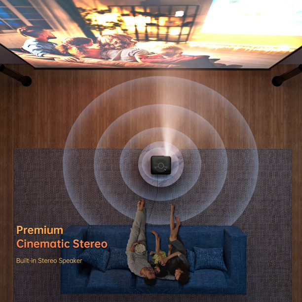 VANKYO 4K Projector 50000LMS Native 1080P 4D 5G WiFi Video Home Theater Cinema